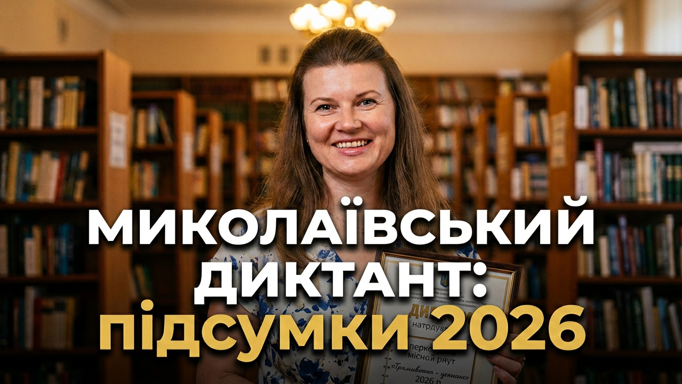 Підбиття підсумків та нагородження переможців Миколаївського диктанту — 2026